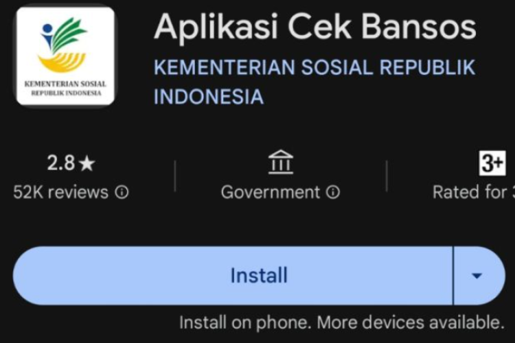 Link Download Aplikasi Cek Bansos, Ini Dia Akses Jenis dan Penerima Bantuan Lebih Praktis