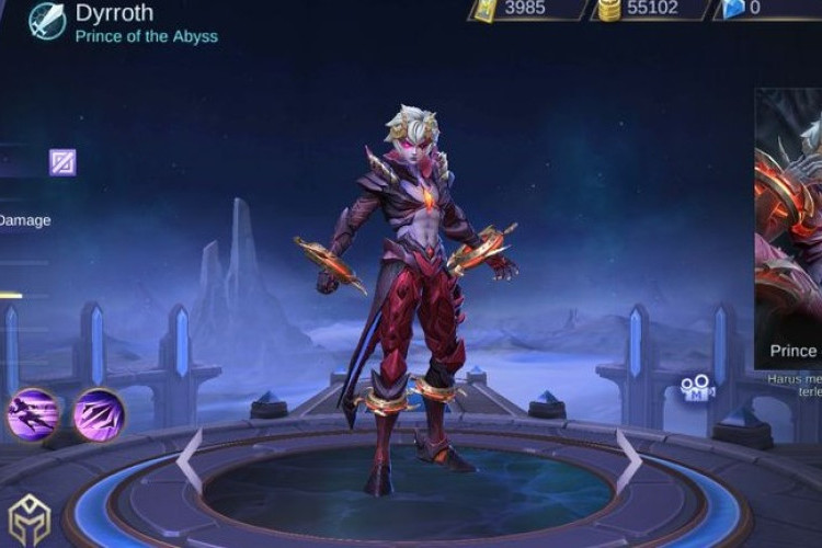 �Build Dyrroth Tersakit 2024 Sering Dipakai Proplayer: Dominasi Land of Dawn dengan Sang Raja Abyss!